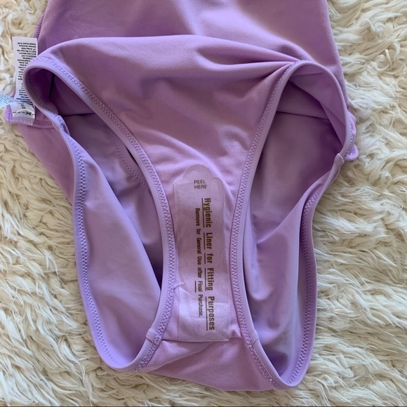 Old Navy One Piece Lavender Lace Up Bathing Suit - Picture 12 of 14